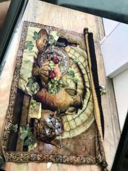 Wine style decor tapestry vintage