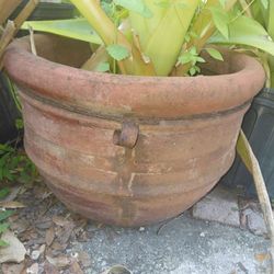 Vintage terra cotta planter large