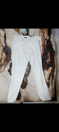 White under armor baseball pants
