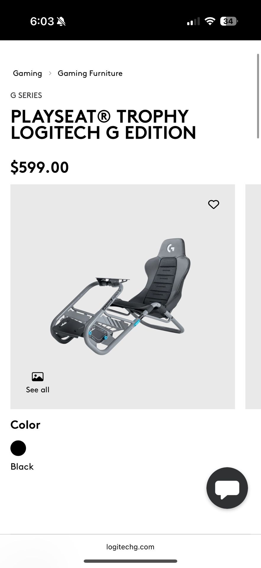 Logitech Gaming Chair