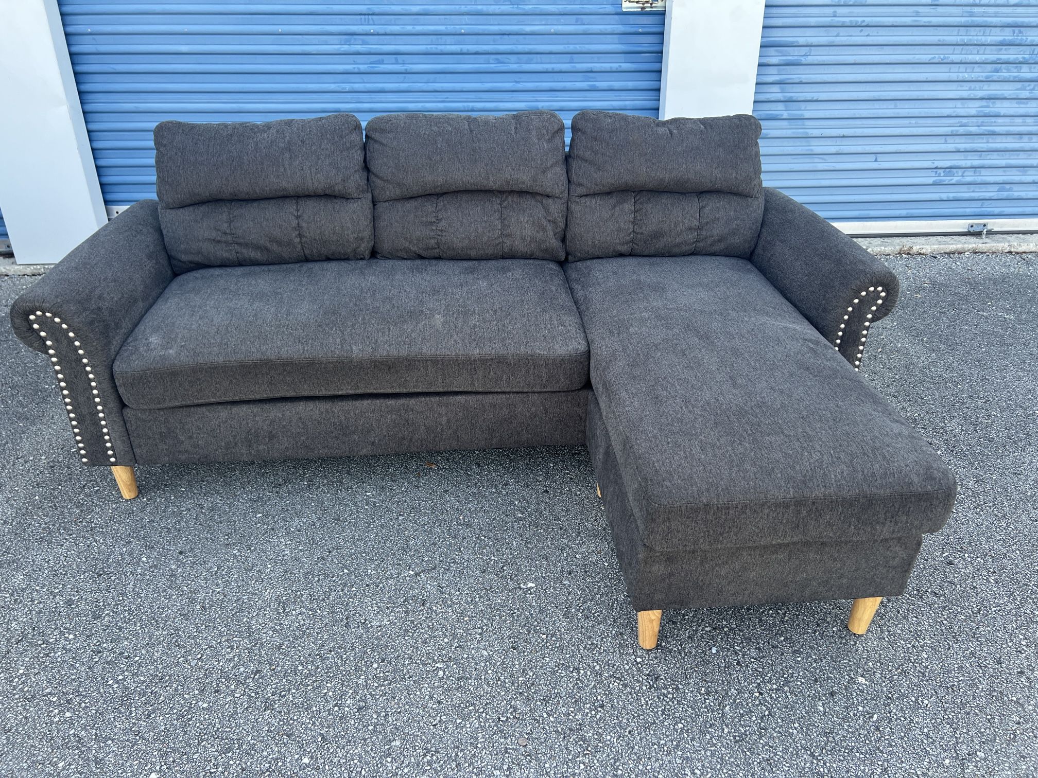 Dark Grey Couch