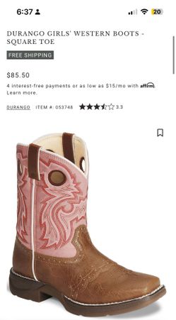 Durango Western Boots Girls