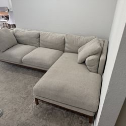 Teakwood L Shaped Sofa 