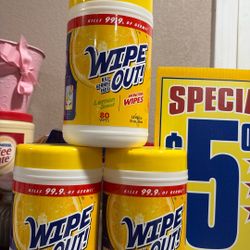 Antibacterial Wipes 3x5