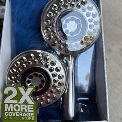 NEW Nuevo-Shower head and handheld/ bath massage- regadera