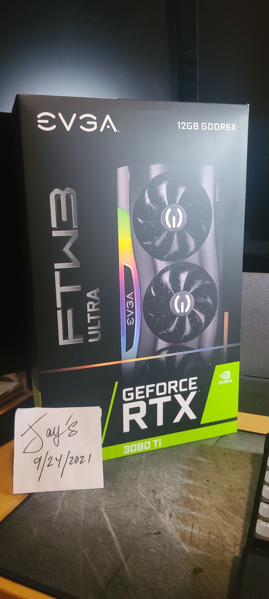 RTX 3080 Ti EVGA FTW3 Ultra 3080ti ... used LIKE NEW