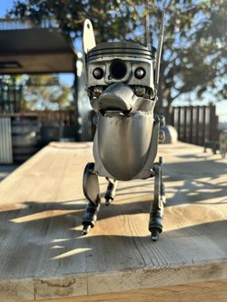 Dog Metal Sculpture 