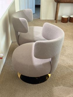 Grey Swivel Chair