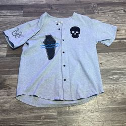 B-wood Nirvana Eye Don’t Have A Gun Baseball Jersey Large 