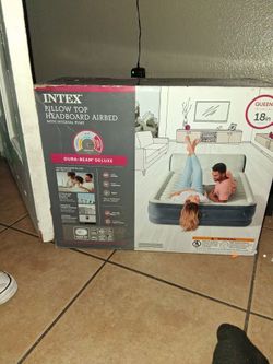 Intex Pillow Top Headboard Airbed