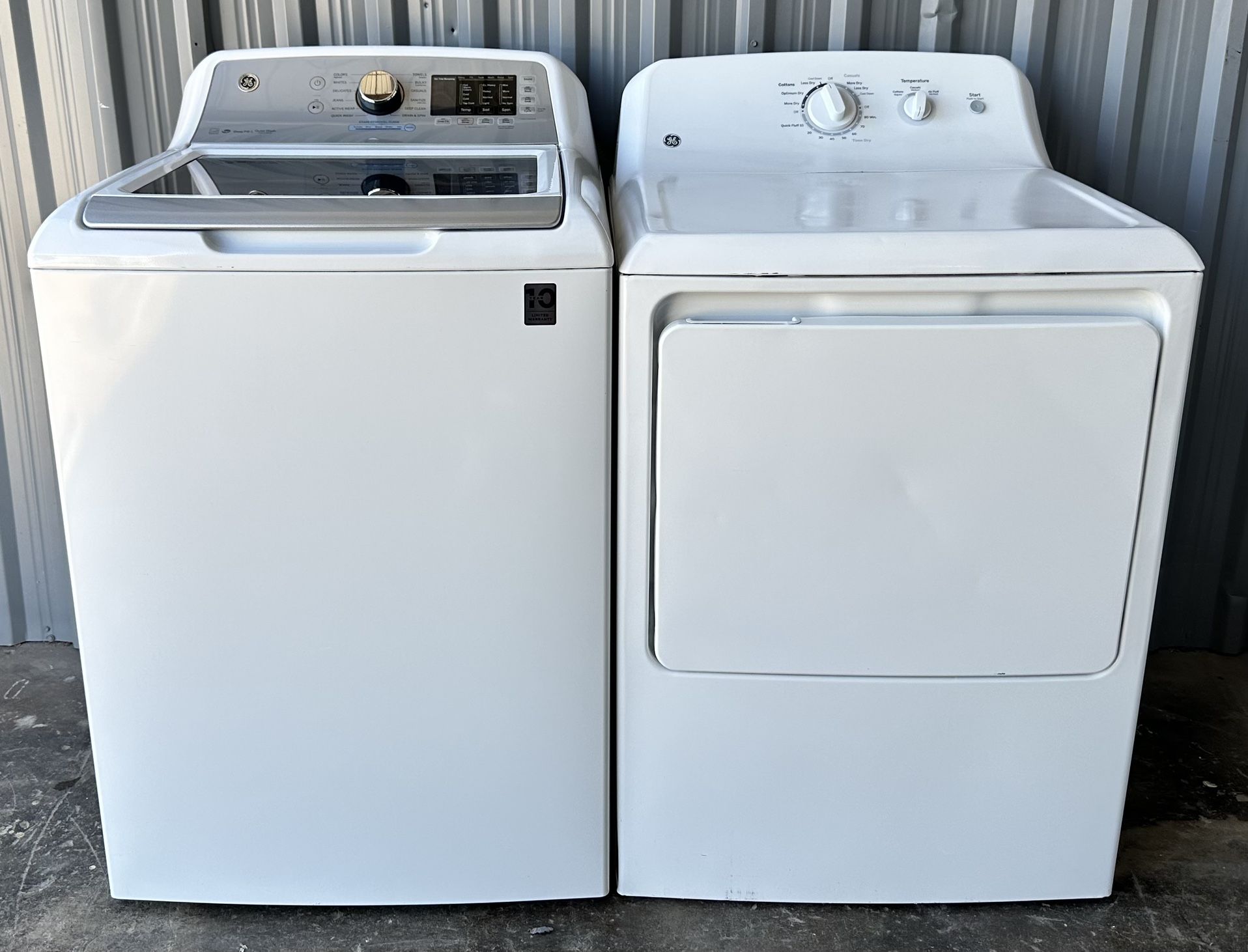 GE Ultra Capacity Plus Agitatorless Washer/Electric Dryer (can deliver)