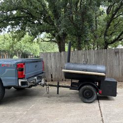 BBQ Pit - Trailer Smoker - New Lights & Wiring