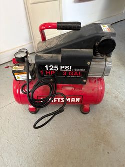 Craftsman Air Compressor 1HP, 3 Gal