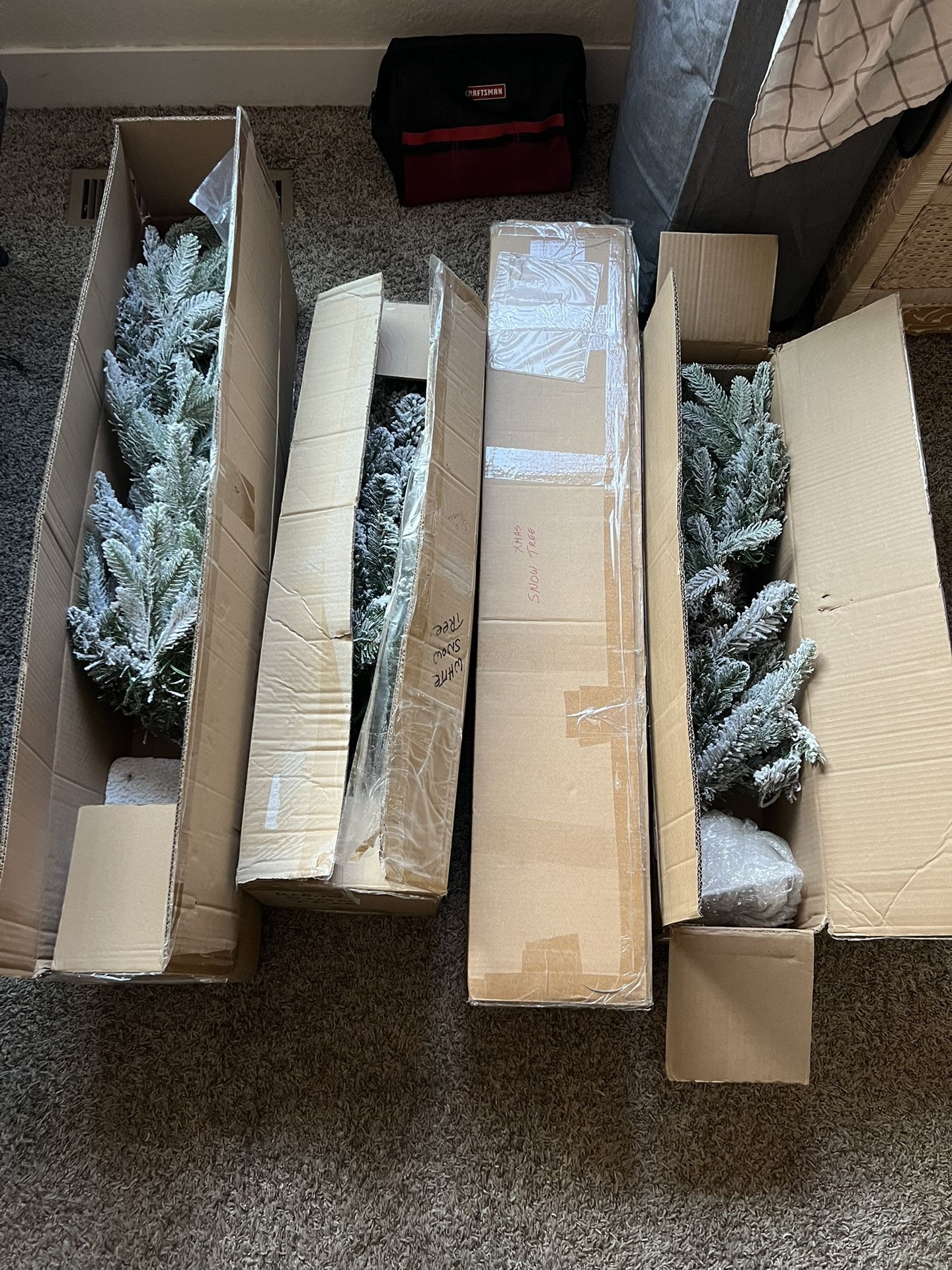 Christmas Tree Led Decorations 3ft By Valerie X4 New In Box