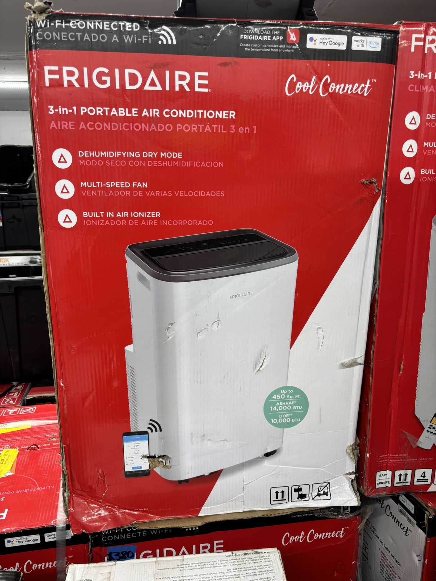 Frigidaire 3-in-1 Connected Portable Room Air Conditioner 14,000 BTU (ASHRAE) / 10,000 BTU (DOE)