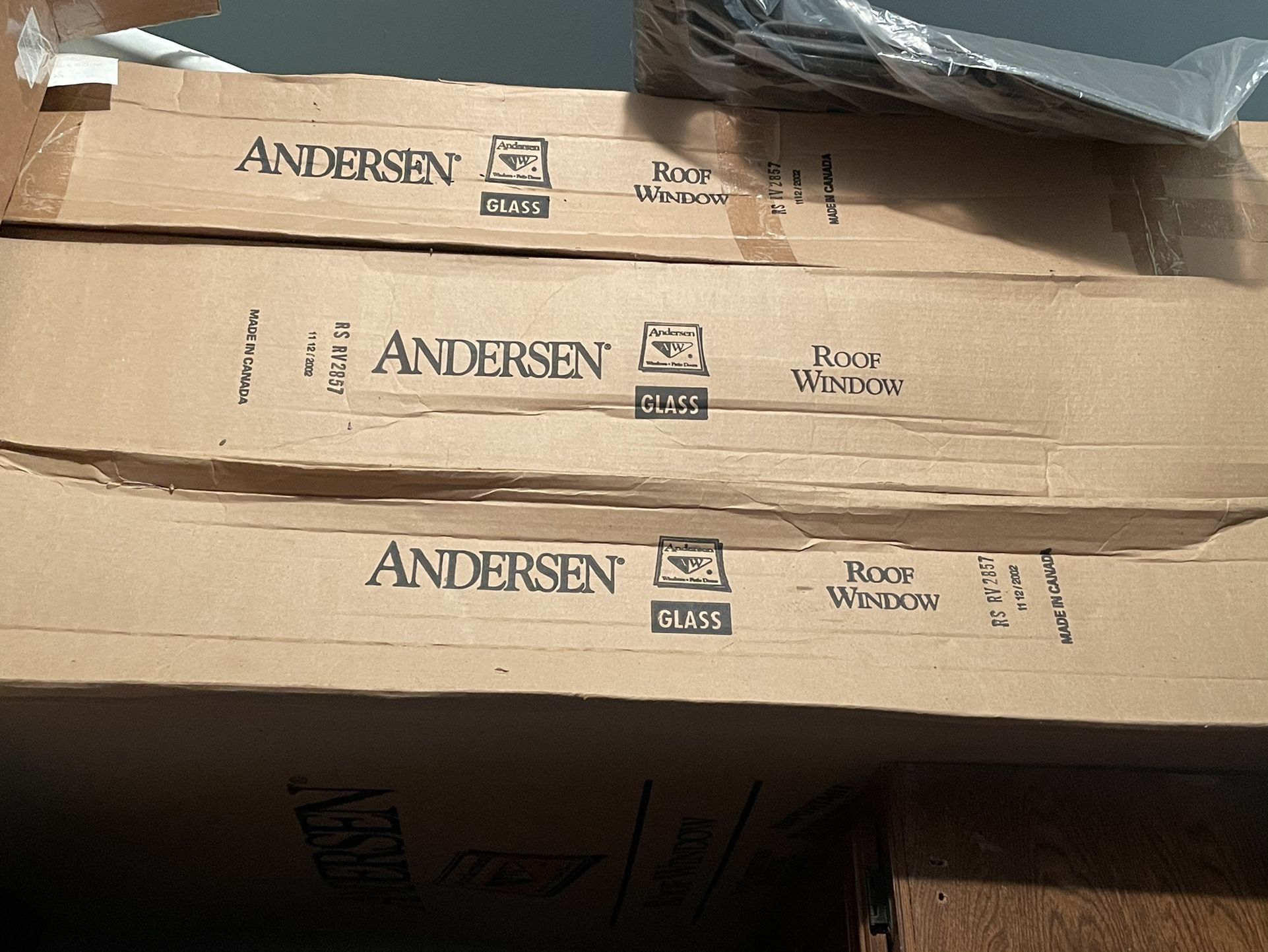 Andersen Roof window ( skylight) Sash $75ea