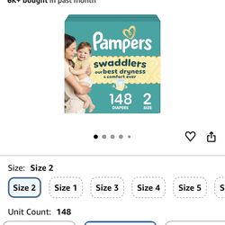 Pampers Swaddlers Size 2