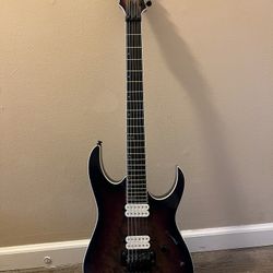 Ibanez Electric Guitar: RGIX6DLB Supernova Burst (Free Hard Case Included)