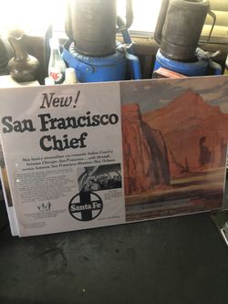 Santa Fe San Francisco Chief Train