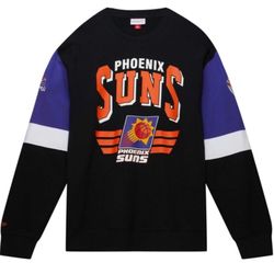 Phoenix Suns NBA All Over Crew Sweatshirt By Mitchell & Ness Men’s Size Small