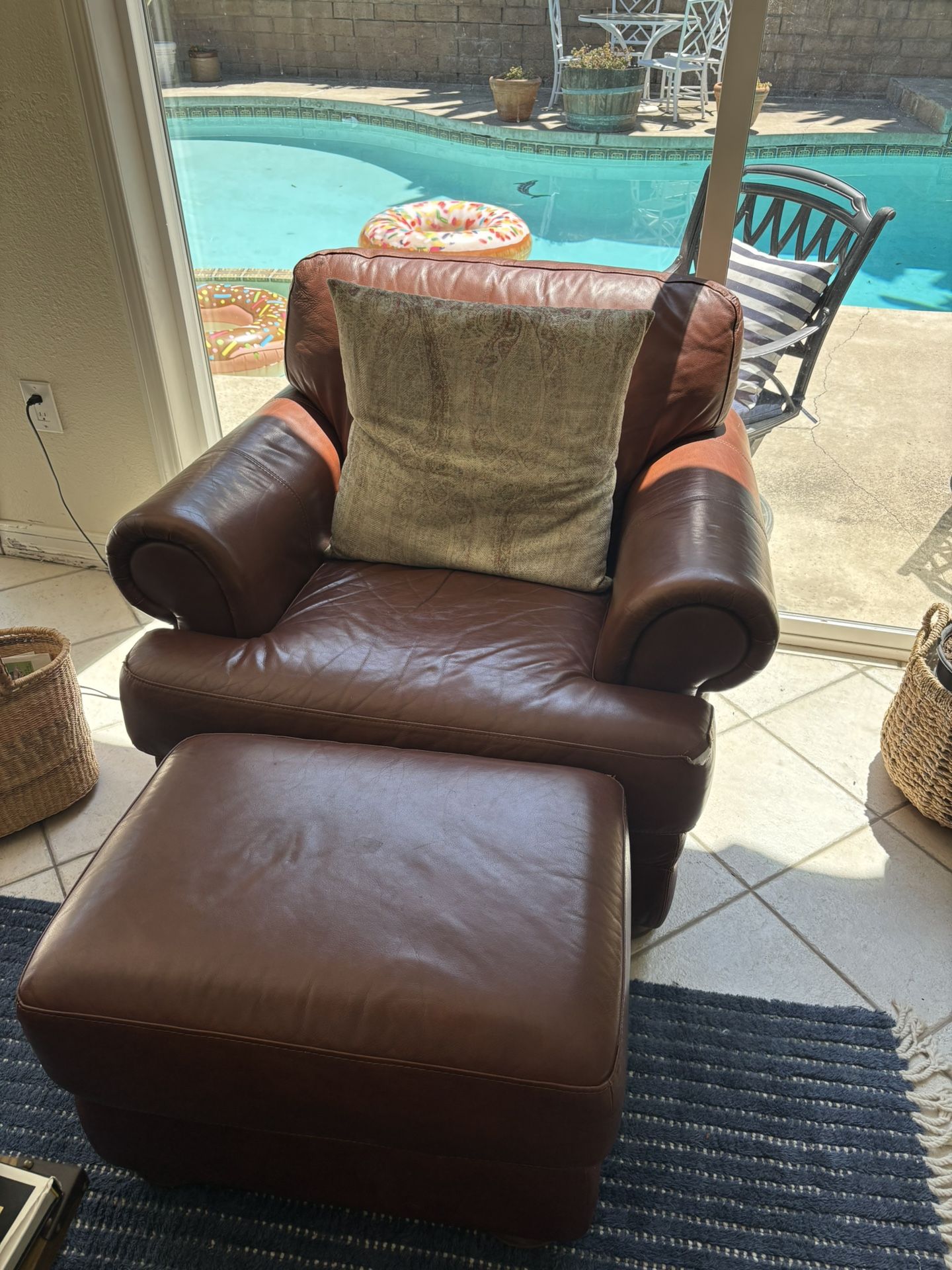 Leather Couch Set