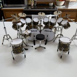 Miniature Novelty Drum Set 