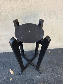 Ceramic Water Dispenser with Wood Floor Stand