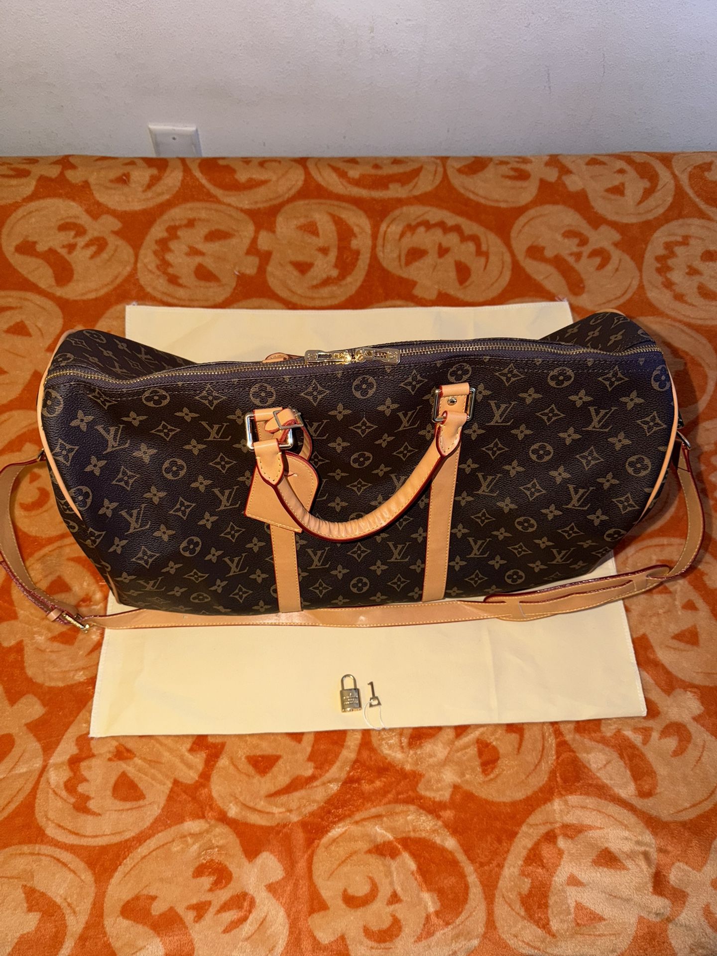 LV Duffel Keep All 55 Brown