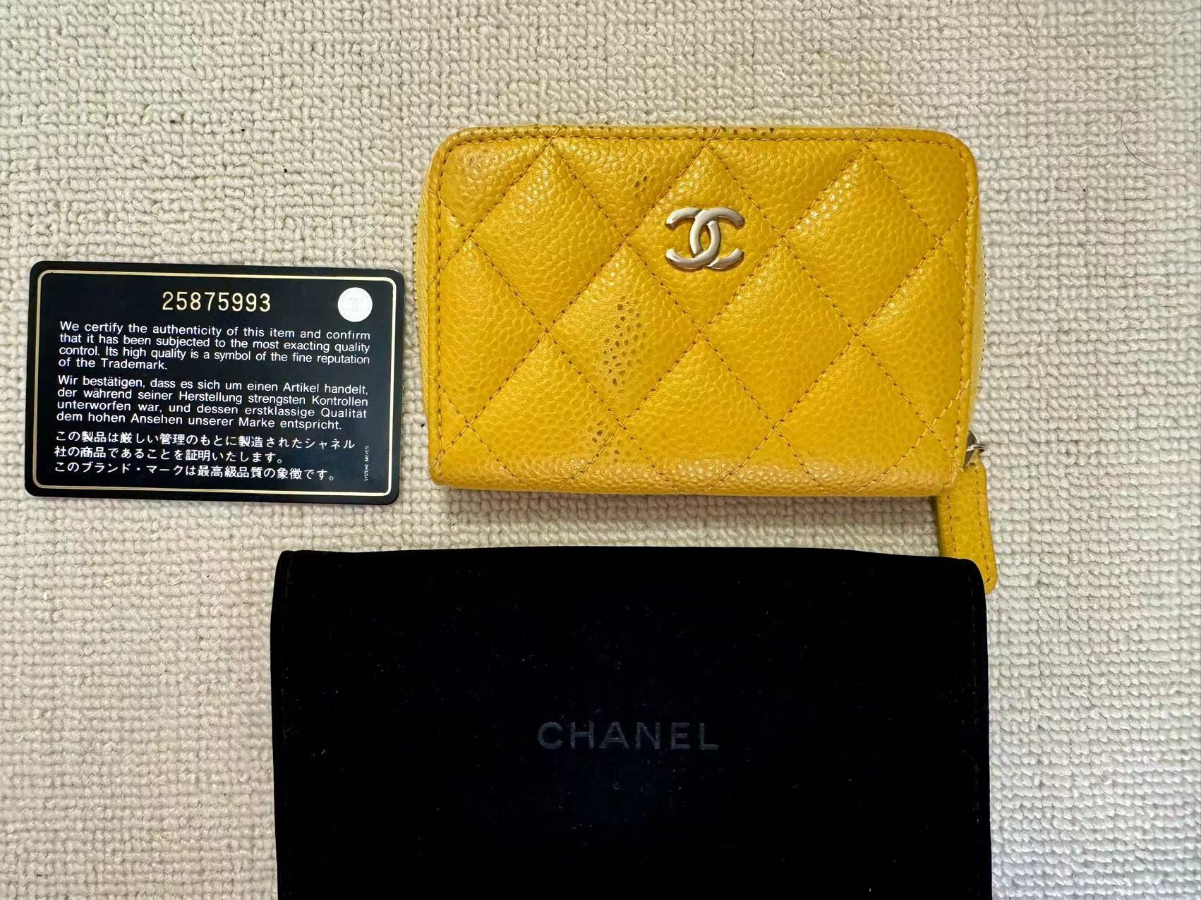 Authentic Chanel Coin Purse Card Holder