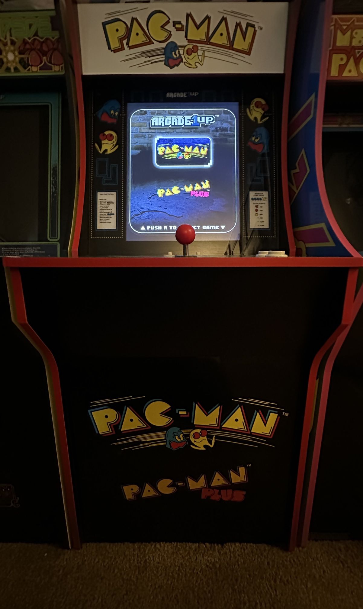 1up Arcade Pac-Man And Pac-Man Plus 2 In 1
