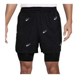 Nike Men’s Size Medium DNA Dri-FIT Basketball 2-in-1 Black Shorts HJ4215-010