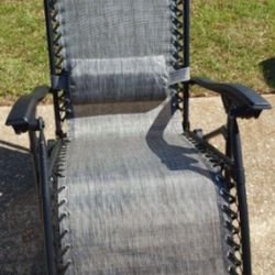 Multi-Position Gray Zero Gravity Chair- LIKE NEW