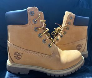 Timberland 6 inch boots- M7- “wheat” tan & brown