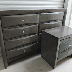 Dresser With Nightstand 