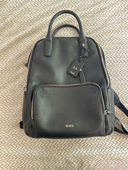 TUMI Leather Backpack