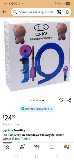 Balloon Stuffing Tool
