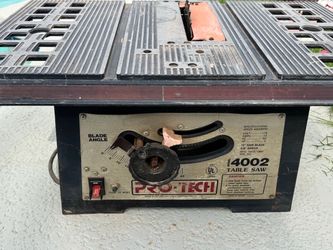 Sierra de mesa PRO-TECH de 10 pulgadas – Modelo 4002