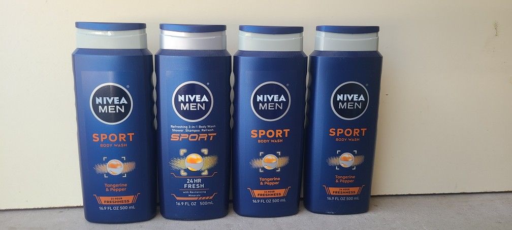 Nivea Men's Sport 3in 1 Body Wash 
