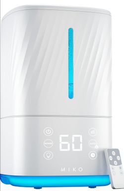 BRAND NEW in box Miko Myst Ultrasonic Humidifier with Cool and Warm Mist