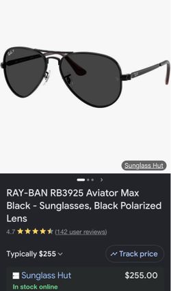 RB 3925 aviator glasses