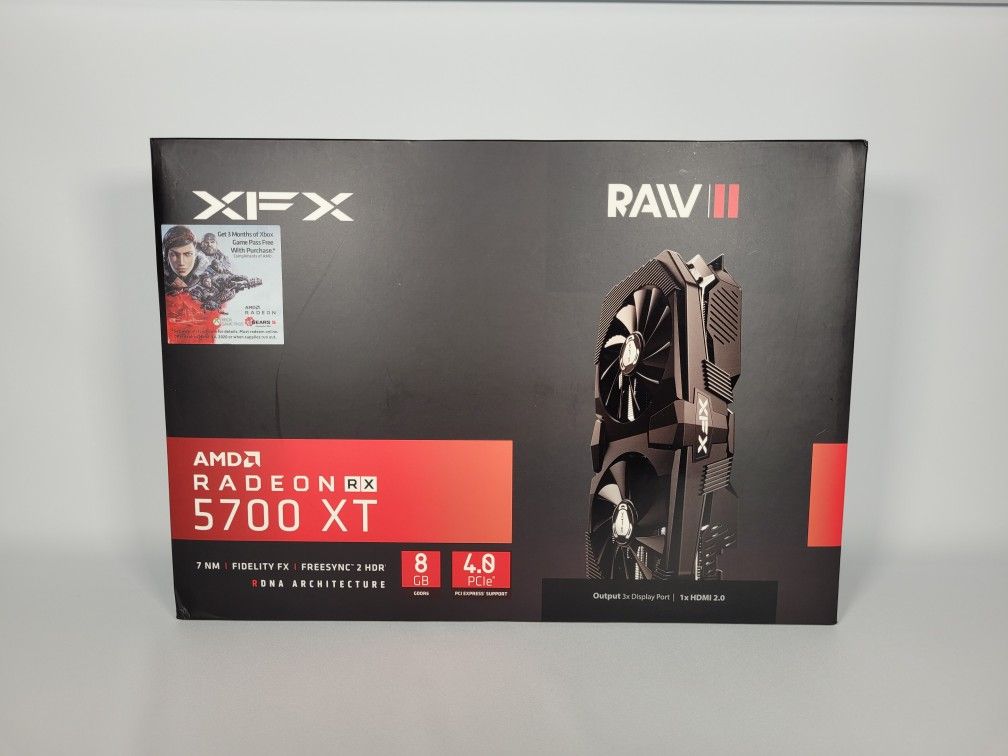 XFX AMD Radeon RX 5700 XT 8GB GDDR6 Graphics Card (RX57XT8OFFR) - NEW (Sealed)