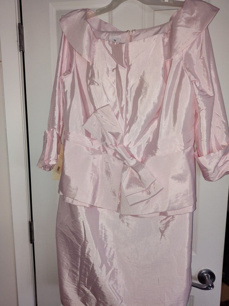 Women's Size 18 Satin Peplum Dress