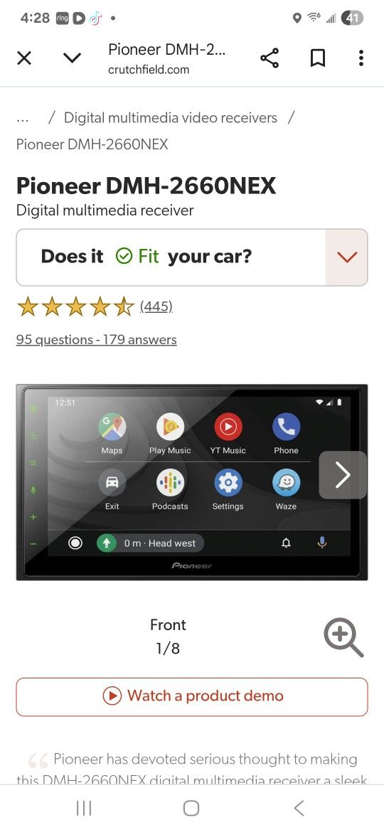 Pioneer DMH-2660NEX