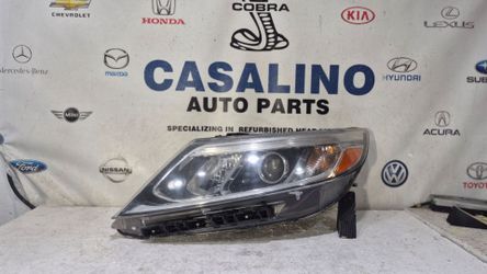 2014-2015 KIA SORENTO HALOGEN WITH LED ACCENTS HEADLIGHT LEFT SIDE OEM