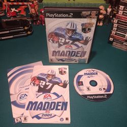 Playstation 2 Game " Madden 2001 " ( Vintage 2000 )
