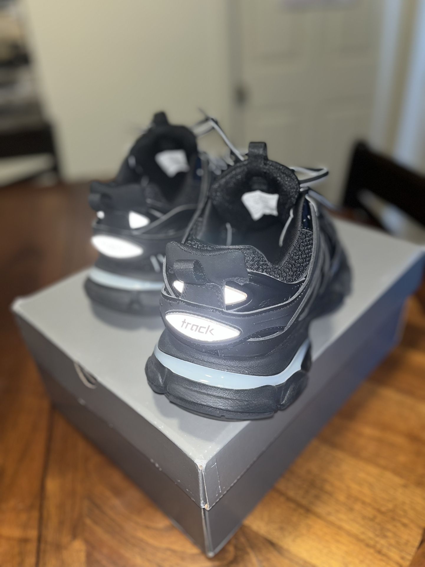 Balenciaga Track LED (Black) (Size 42=9) for Sale in New Orleans
