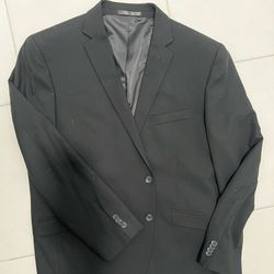 Black Suit Jacket Kennith Cole 44S 