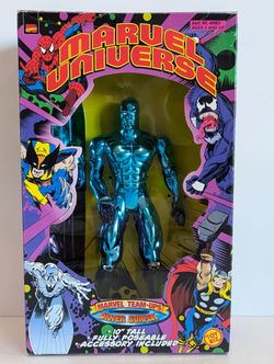 Silver Surfer - Vintage 1999 Toy Biz Marvel Universe Silver Surfer Team-Ups 10 Inch Figure In Box