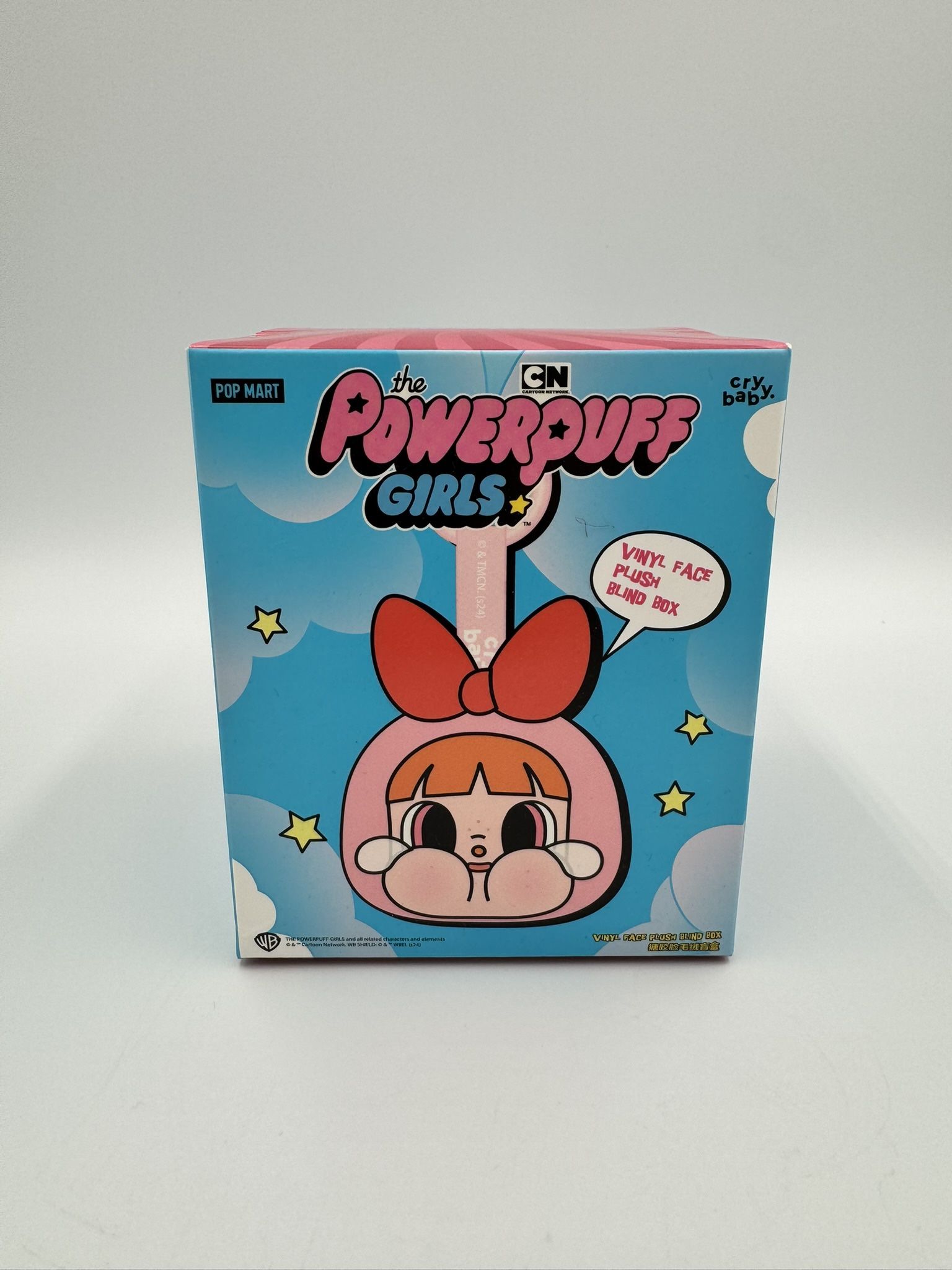 POP MART CRYBABY × Powerpuff Girls Series Vinyl Face Plush Mystery Box Authentic