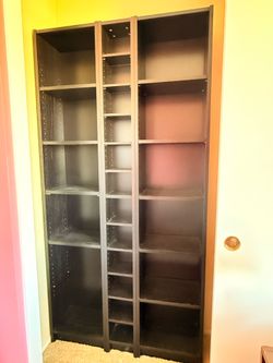 Fully Assembled IKEA BILLY Bookcase Combination - Black